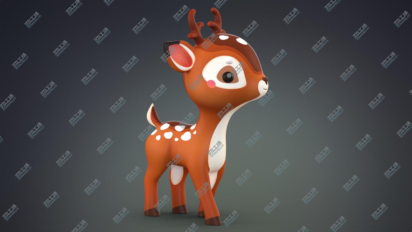 images/goods_img/202105072/3D Cartoon Deer(1) model/2.jpg